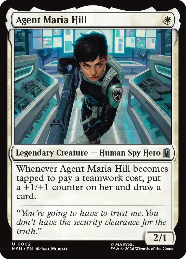Agent Maria Hill (2) [Marvel Super Heroes] | Boutique FDB TCG