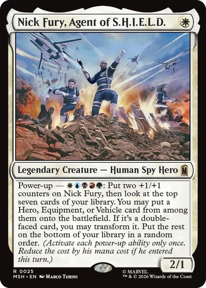 Nick Fury, Agent of S.H.I.E.L.D. (25) [Marvel Super Heroes] | Boutique FDB TCG
