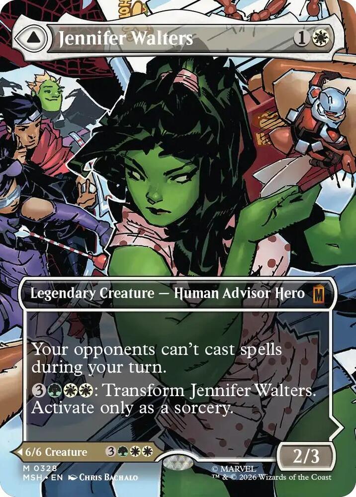 Jennifer Walters (Borderless) (0328) [Marvel Super Heroes] | Boutique FDB TCG