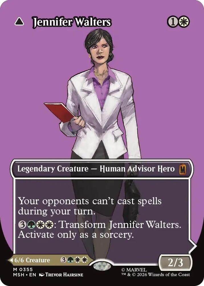 Jennifer Walters (Borderless) (0355) [Marvel Super Heroes] | Boutique FDB TCG