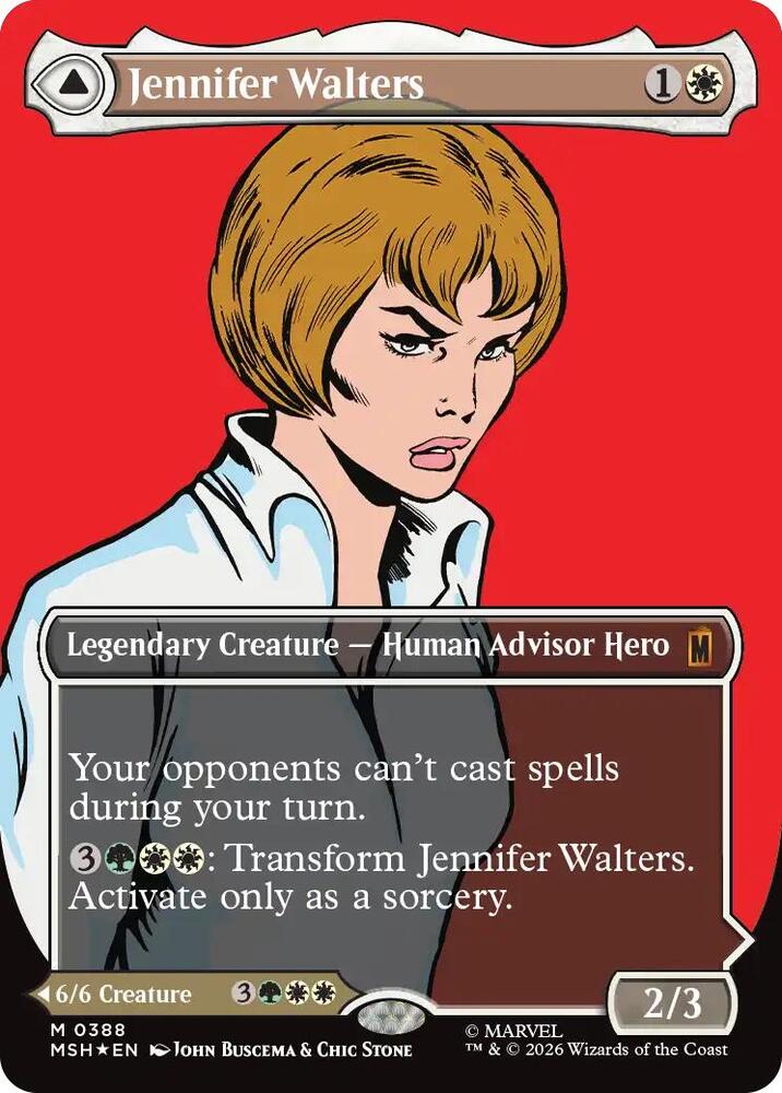 Jennifer Walters (Borderless) (0388) [Marvel Super Heroes] | Boutique FDB TCG