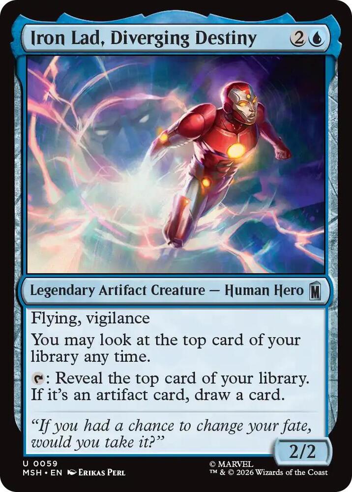Iron Lad, Diverging Destiny (59) [Marvel Super Heroes] | Boutique FDB TCG
