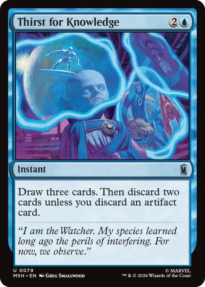 Thirst for Knowledge (79) [Marvel Super Heroes] | Boutique FDB TCG