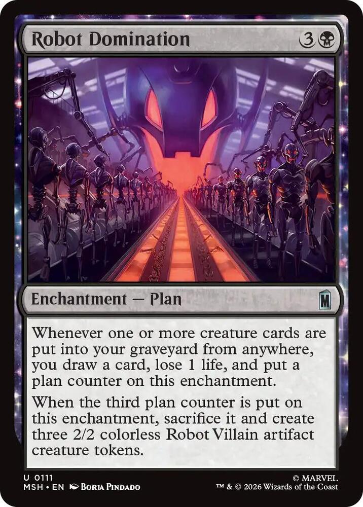 Robot Domination (111) [Marvel Super Heroes] | Boutique FDB TCG