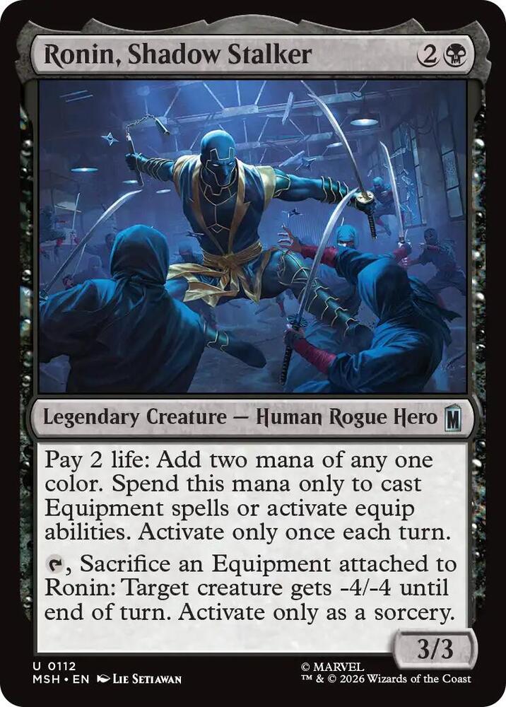 Ronin, Shadow Stalker (112) [Marvel Super Heroes] | Boutique FDB TCG