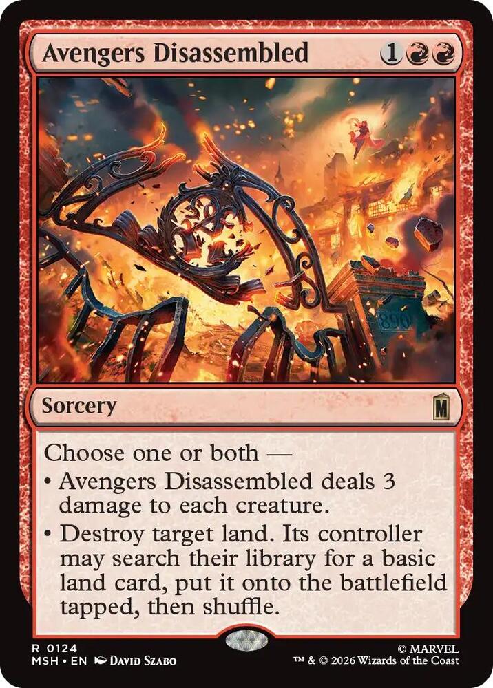 Avengers Disassembled (124) [Marvel Super Heroes] | Boutique FDB TCG