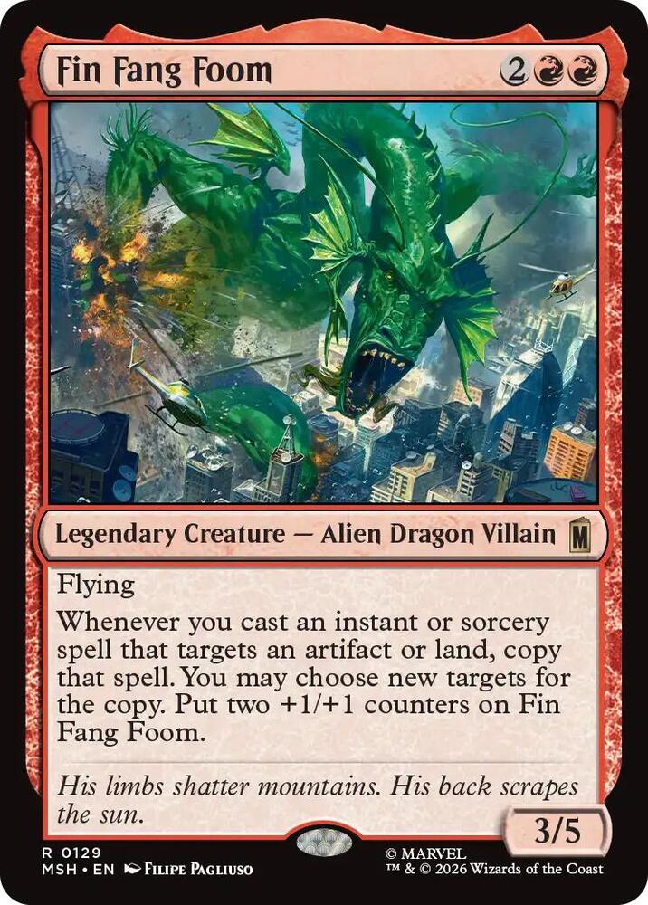 Fin Fang Foom (129) [Marvel Super Heroes] | Boutique FDB TCG