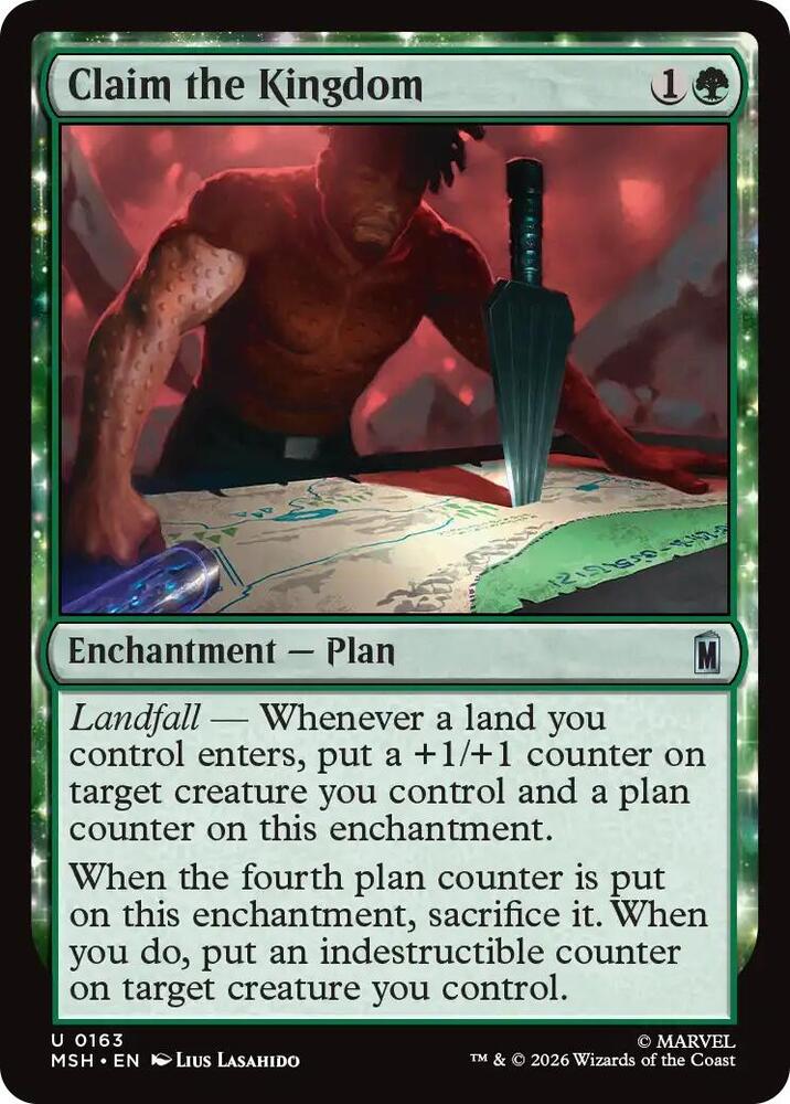 Claim the Kingdom (163) [Marvel Super Heroes] | Boutique FDB TCG