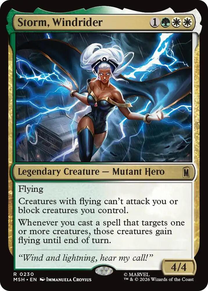 Storm, Windrider (230) [Marvel Super Heroes] | Boutique FDB TCG