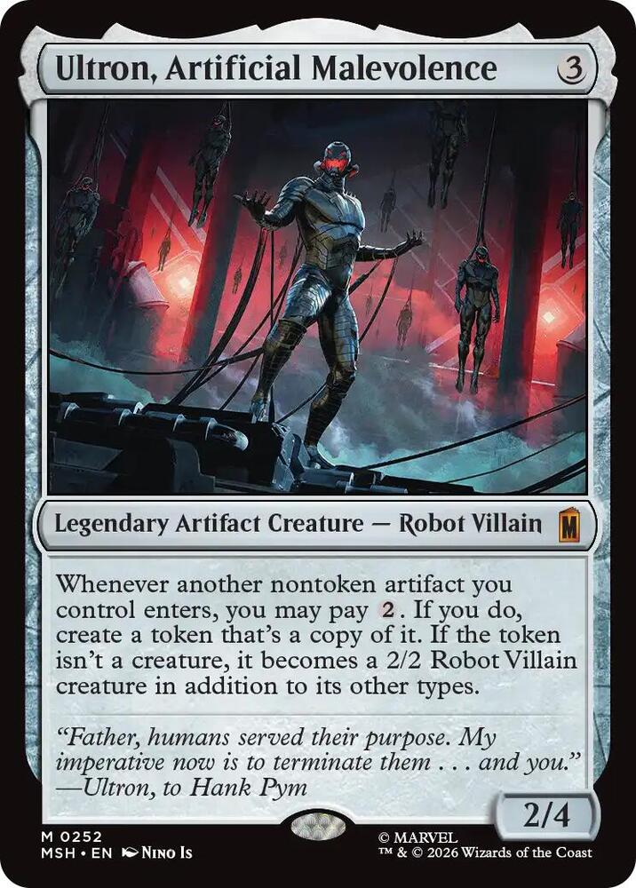 Ultron, Artificial Malevolence (252) [Marvel Super Heroes] | Boutique FDB TCG