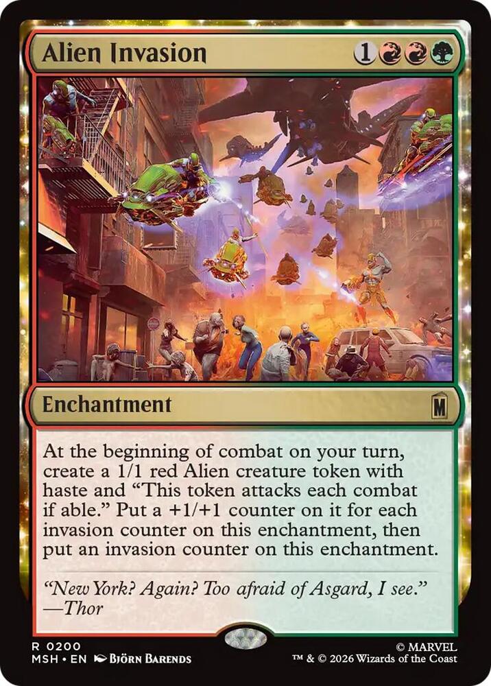 Alien Invasion (200) [Marvel Super Heroes] | Boutique FDB TCG