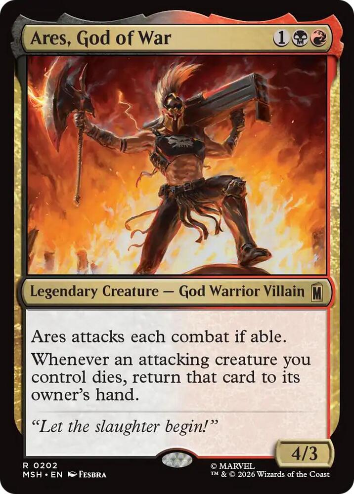 Ares, God of War (202) [Marvel Super Heroes] | Boutique FDB TCG