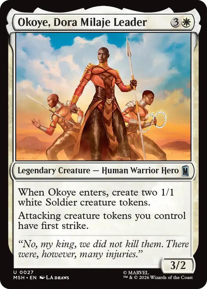 Okoye, Dora Milaje Leader (27) [Marvel Super Heroes] | Boutique FDB TCG