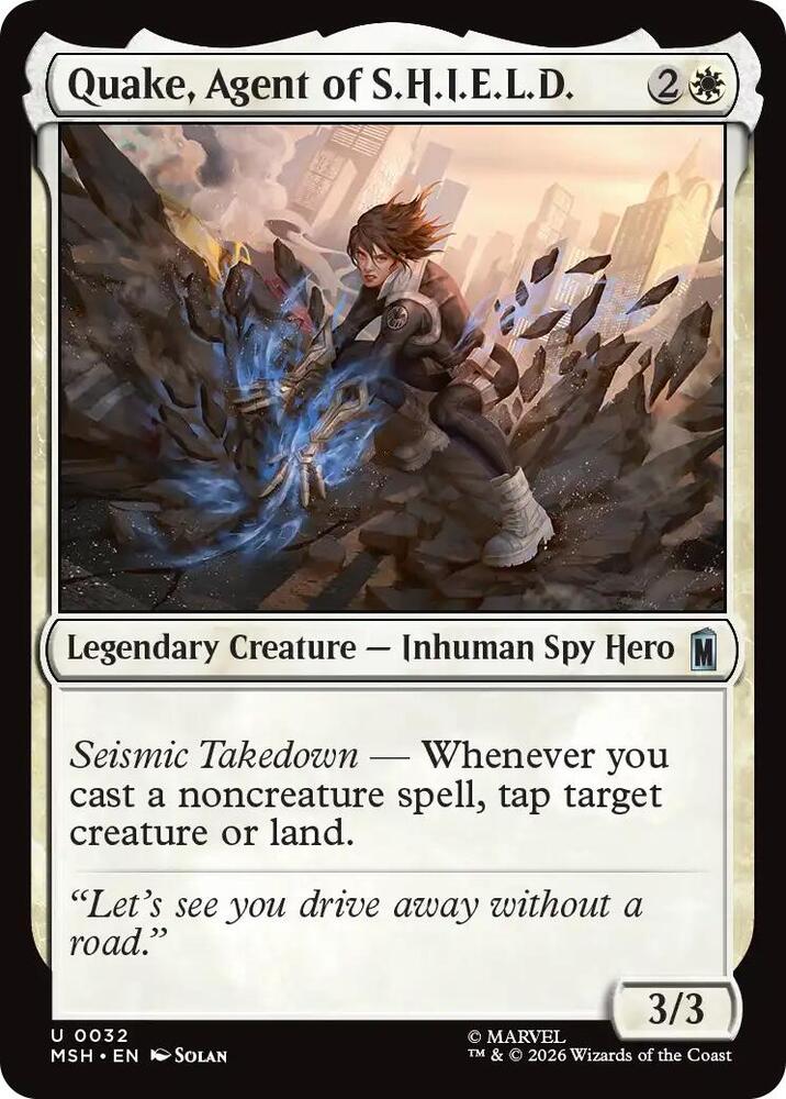 Quake, Agent of S.H.I.E.L.D. (32) [Marvel Super Heroes] | Boutique FDB TCG
