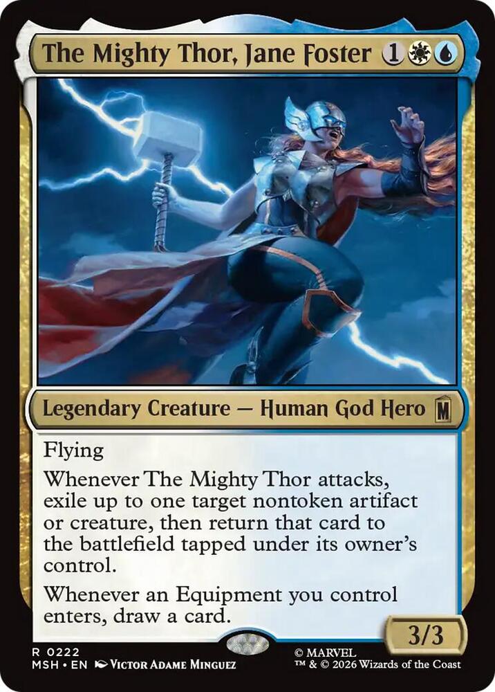 The Mighty Thor, Jane Foster (222) [Marvel Super Heroes] | Boutique FDB TCG