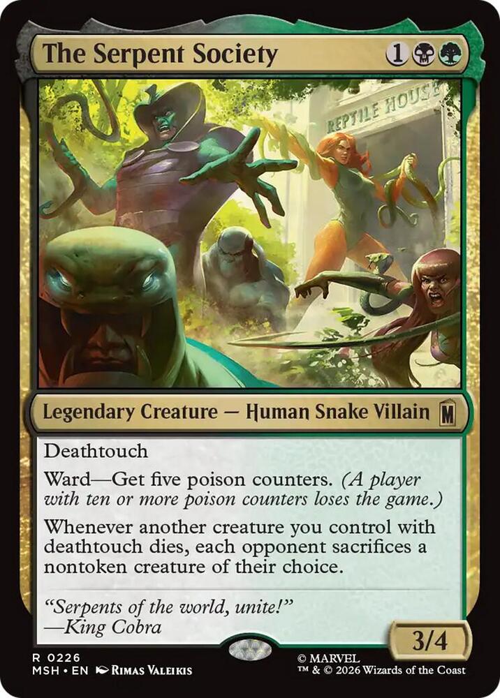 The Serpent Society (226) [Marvel Super Heroes] | Boutique FDB TCG