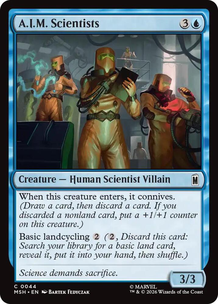 A.I.M. Scientists (44) [Marvel Super Heroes] | Boutique FDB TCG