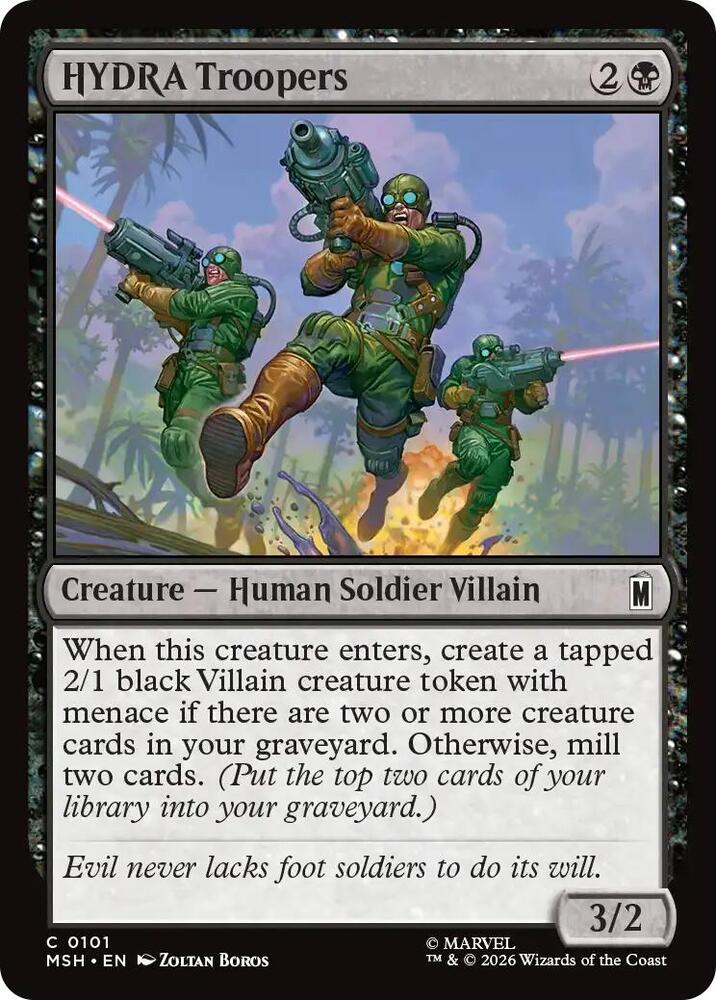 HYDRA Troopers (101) [Marvel Super Heroes] | Boutique FDB TCG