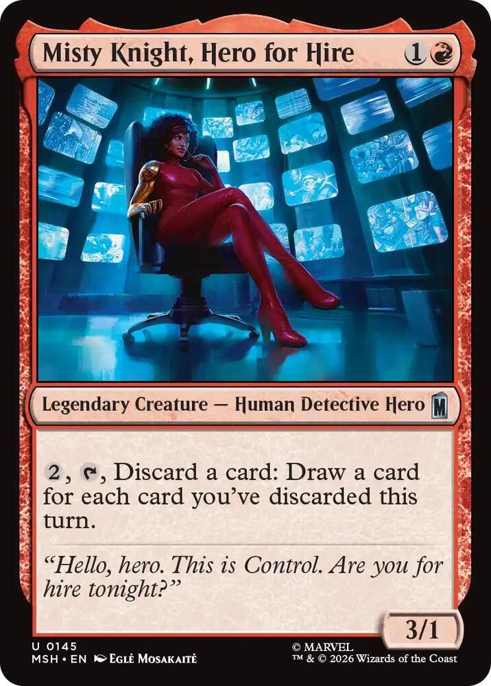 Misty Knight, Hero for Hire (145) [Marvel Super Heroes] | Boutique FDB TCG