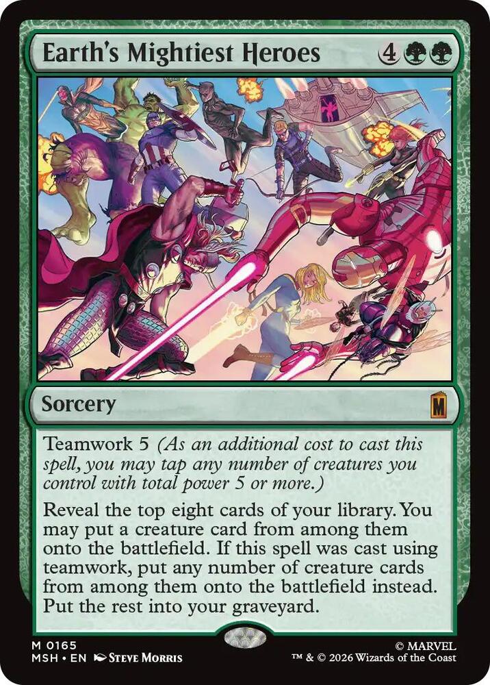 Earth's Mightiest Heroes (165) [Marvel Super Heroes] | Boutique FDB TCG