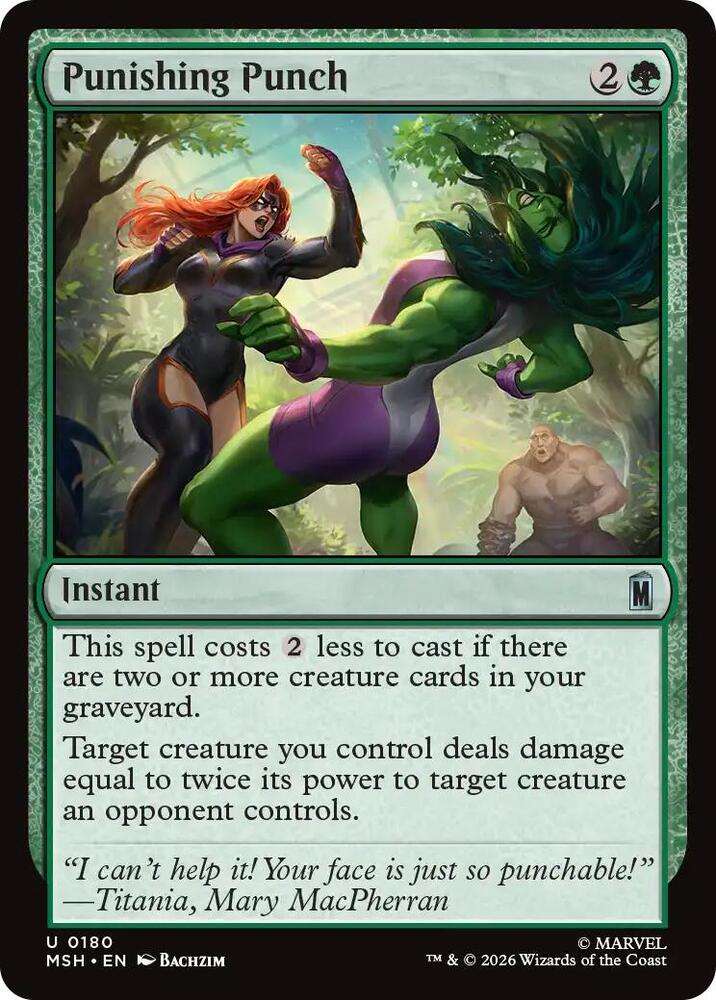 Punishing Punch (180) [Marvel Super Heroes] | Boutique FDB TCG