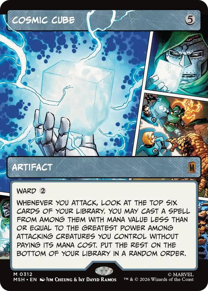 Cosmic Cube (Borderless) (0312) [Marvel Super Heroes] | Boutique FDB TCG