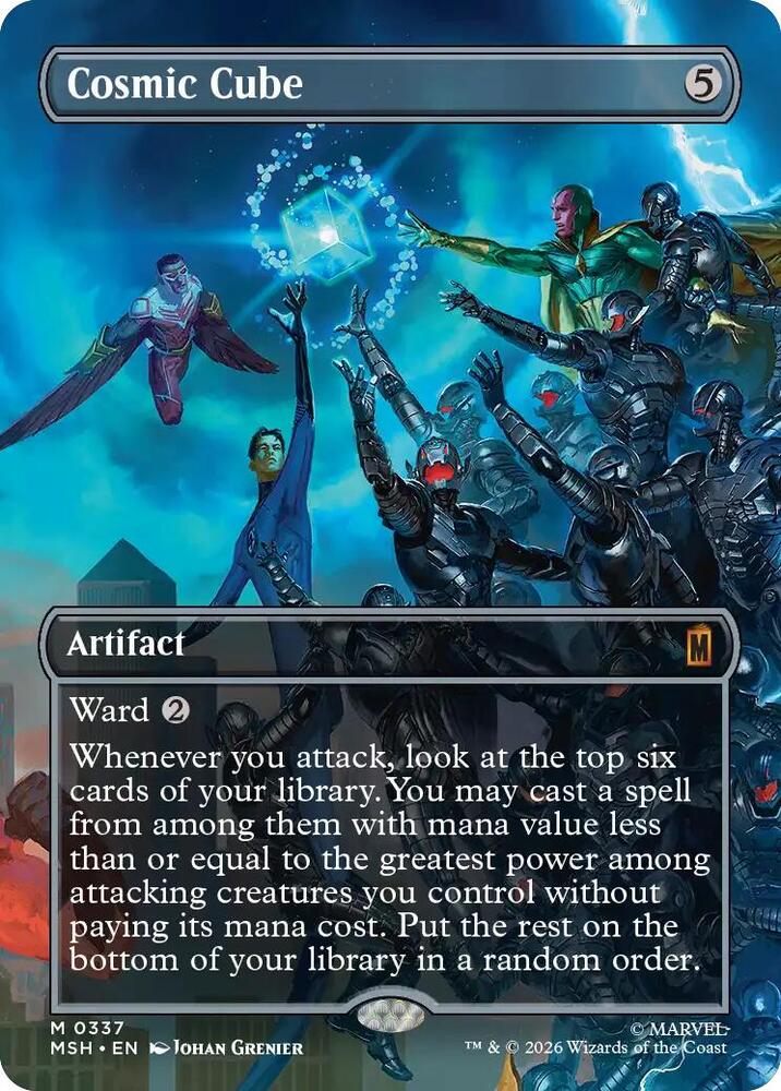 Cosmic Cube (Borderless) (0337) [Marvel Super Heroes] | Boutique FDB TCG