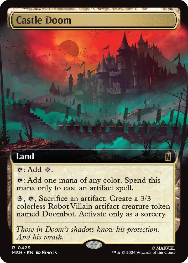Castle Doom (Extended Art) (429) [Marvel Super Heroes] | Boutique FDB TCG