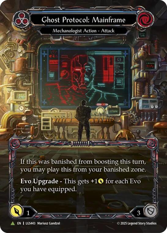 Ghost Protocol: Mainframe (Marvel) [LGS443] (Promo)  Cold Foil | Boutique FDB TCG