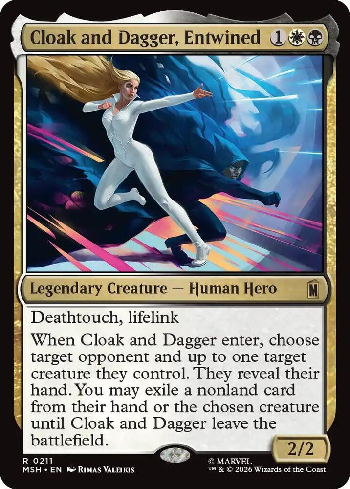 Cloak and Dagger, Entwined (211) [Marvel Super Heroes] | Boutique FDB TCG
