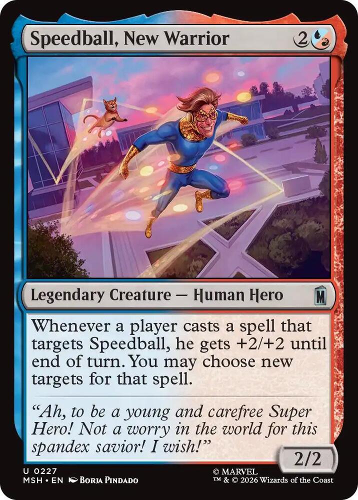 Speedball, New Warrior (227) [Marvel Super Heroes] | Boutique FDB TCG