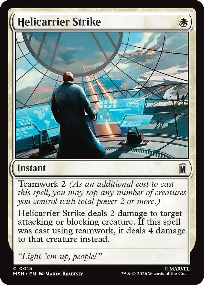 Helicarrier Strike (15) [Marvel Super Heroes] | Boutique FDB TCG