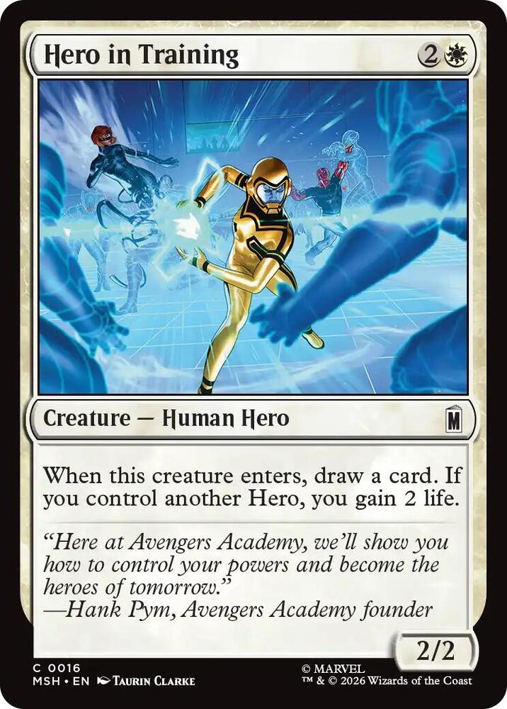 Hero in Training (16) [Marvel Super Heroes] | Boutique FDB TCG