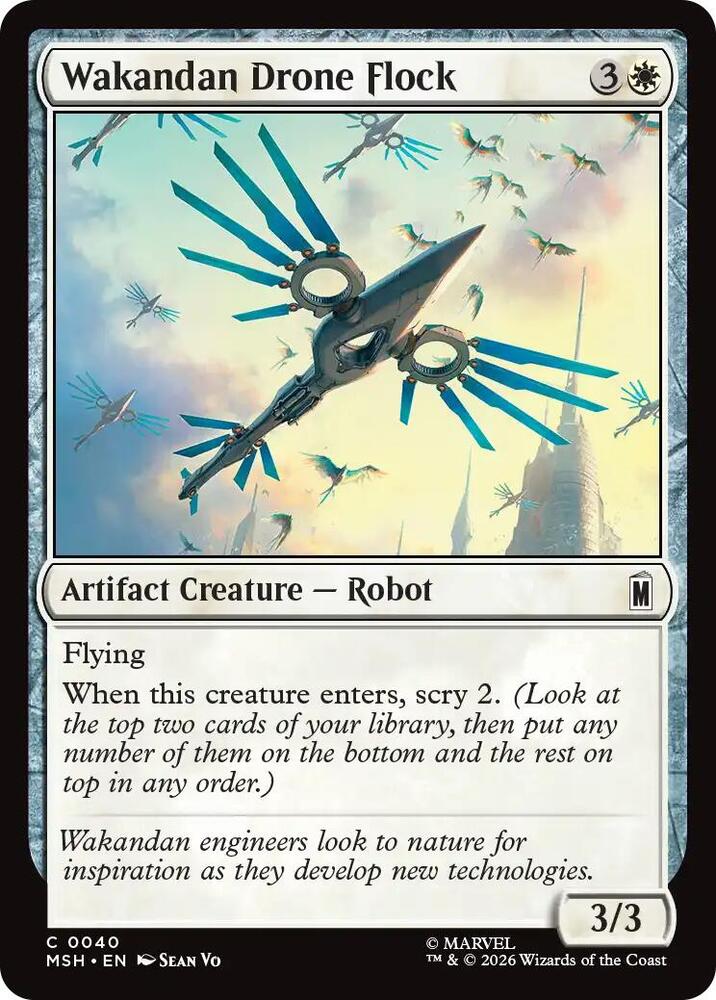 Wakandan Drone Flock (40) [Marvel Super Heroes] | Boutique FDB TCG