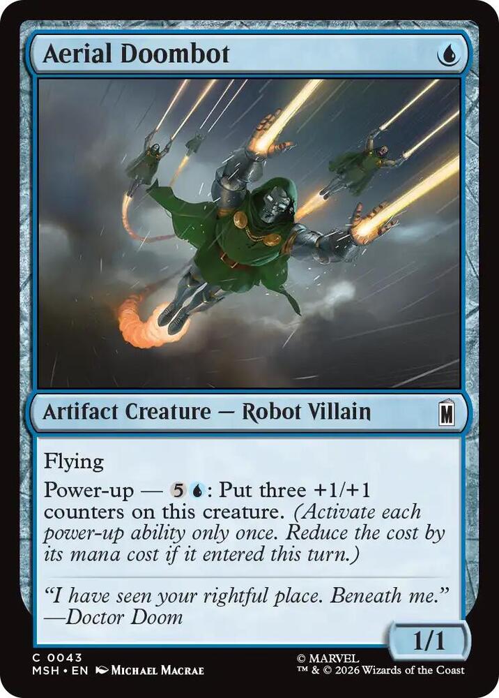 Aerial Doombot (43) [Marvel Super Heroes] | Boutique FDB TCG