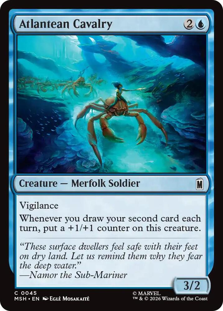 Atlantean Cavalry (45) [Marvel Super Heroes] | Boutique FDB TCG