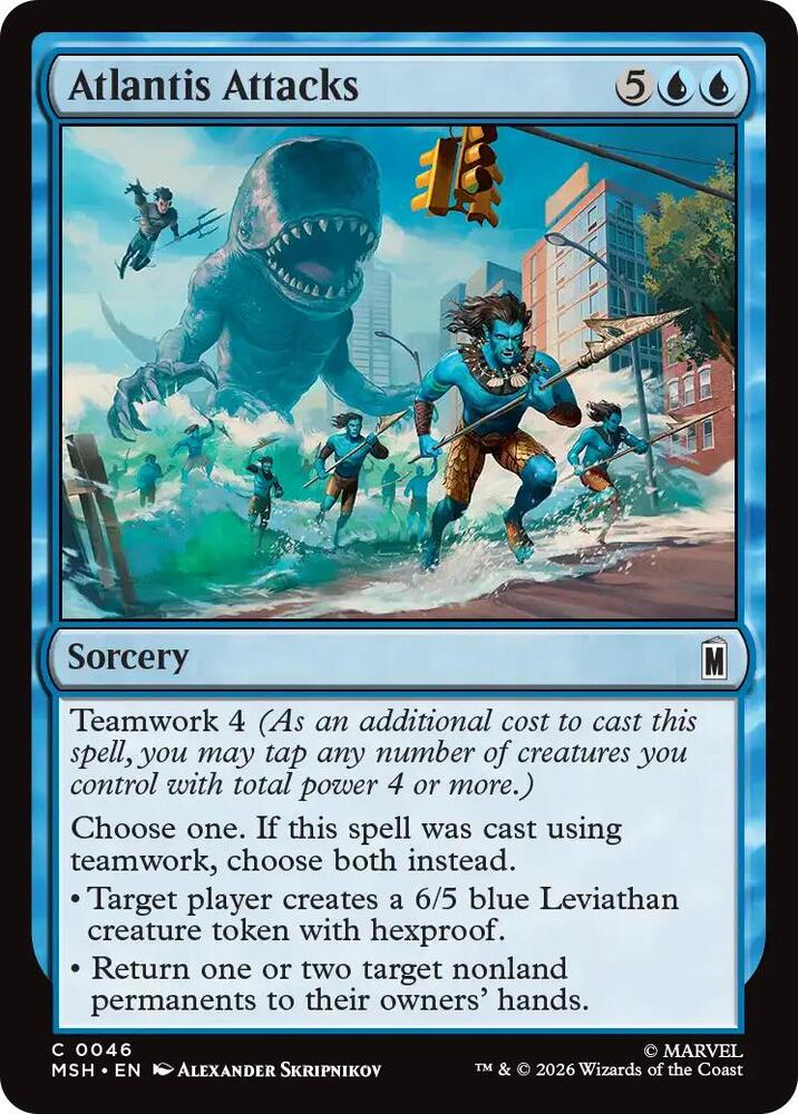 Atlantis Attacks (46) [Marvel Super Heroes] | Boutique FDB TCG