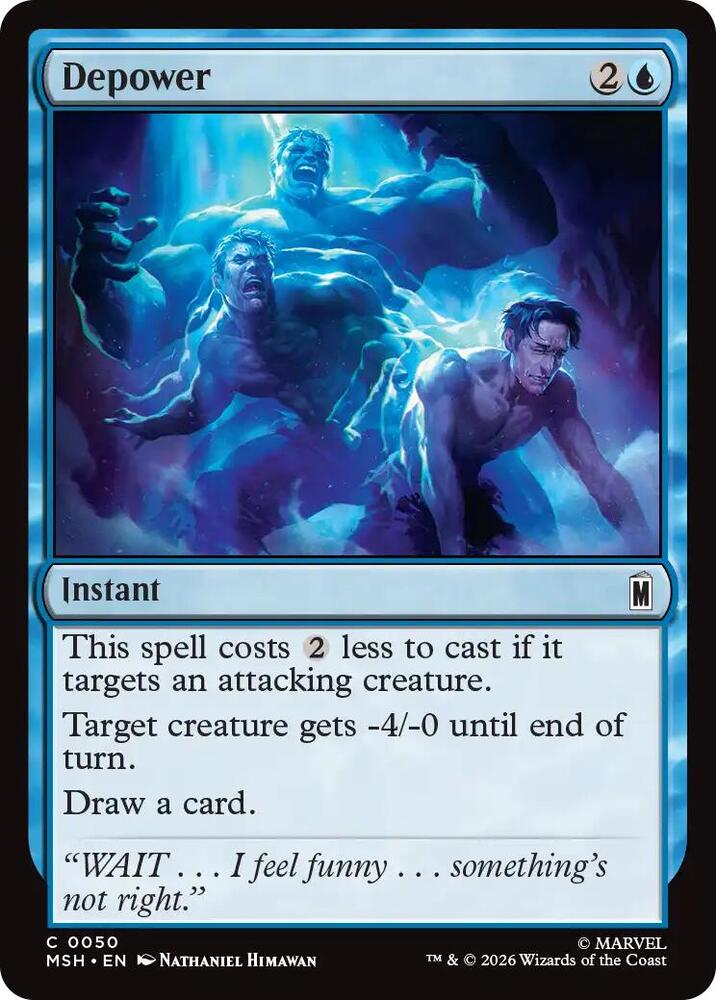 Depower (50) [Marvel Super Heroes] | Boutique FDB TCG
