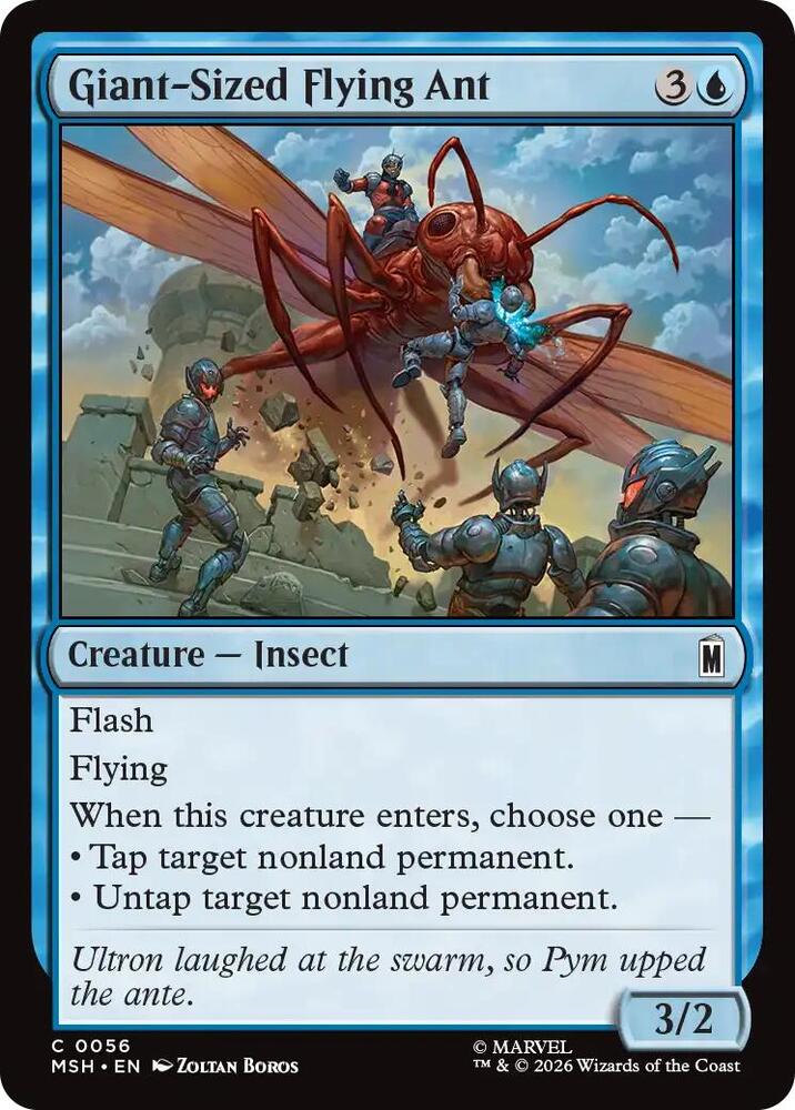 Giant-Sized Flying Ant (56) [Marvel Super Heroes] | Boutique FDB TCG