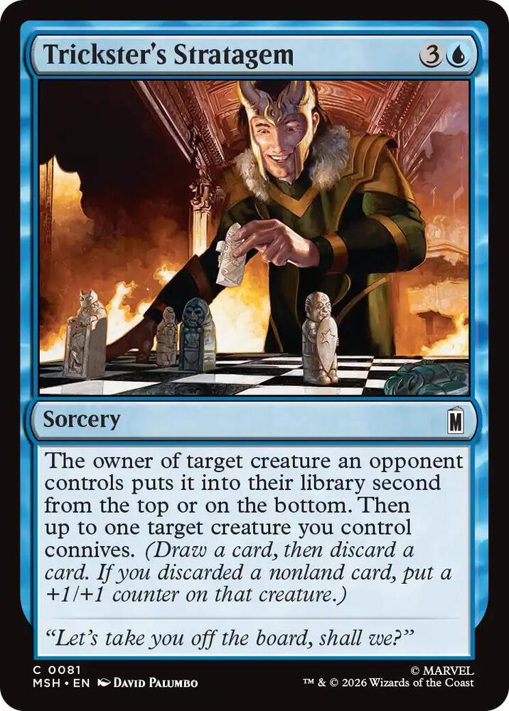 Trickster's Stratagem (81) [Marvel Super Heroes] | Boutique FDB TCG