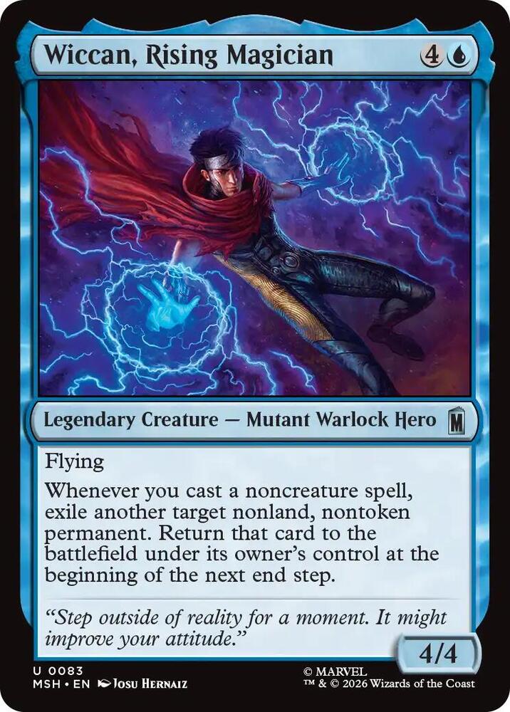 Wiccan, Rising Magician (83) [Marvel Super Heroes] | Boutique FDB TCG