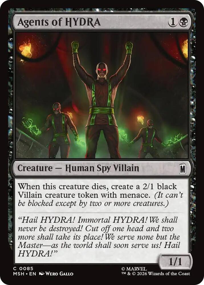 Agents of HYDRA (85) [Marvel Super Heroes] | Boutique FDB TCG