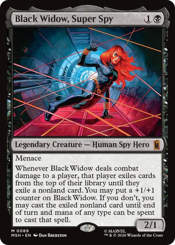 Black Widow, Super Spy (89) [Marvel Super Heroes] | Boutique FDB TCG