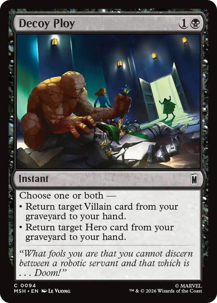 Decoy Ploy (94) [Marvel Super Heroes] | Boutique FDB TCG