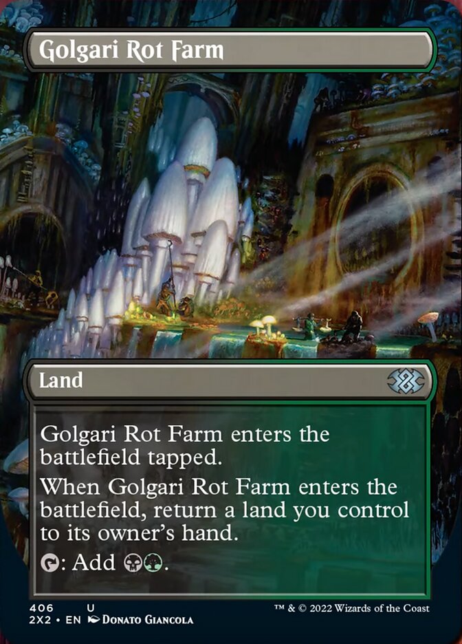 Golgari Rot Farm (Borderless Alternate Art) [Double Masters 2022] | Boutique FDB TCG