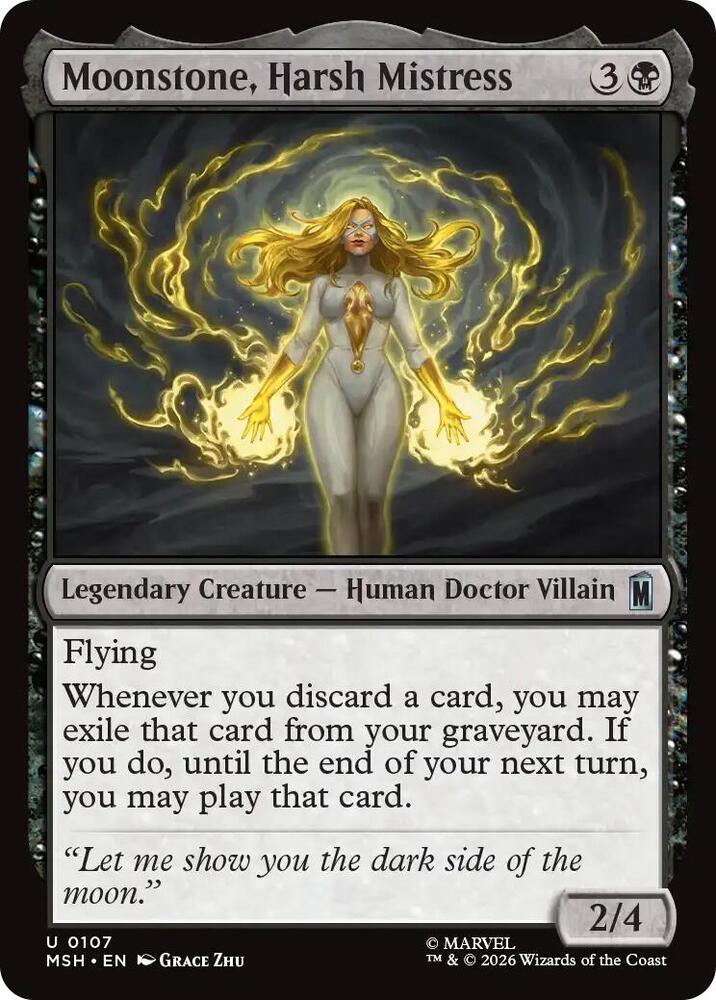 Moonstone, Harsh Mistress (107) [Marvel Super Heroes] | Boutique FDB TCG