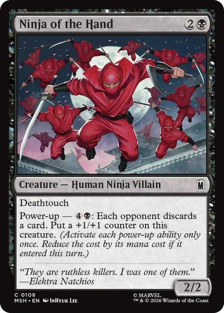 Ninja of the Hand (108) [Marvel Super Heroes] | Boutique FDB TCG