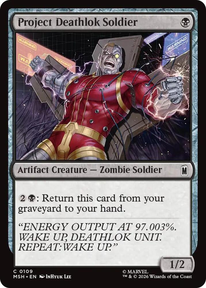 Project Deathlok Soldier (109) [Marvel Super Heroes] | Boutique FDB TCG