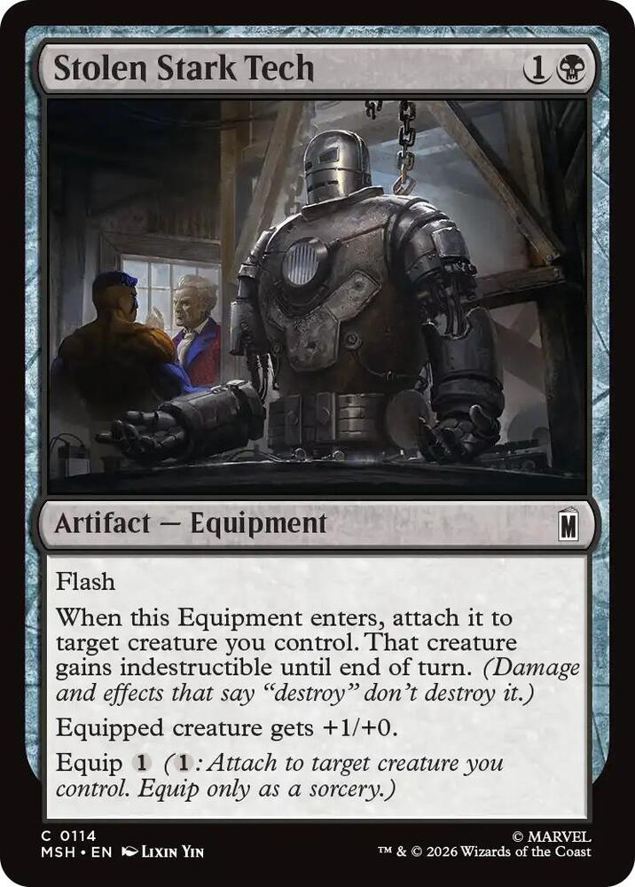 Stolen Stark Tech (114) [Marvel Super Heroes] | Boutique FDB TCG