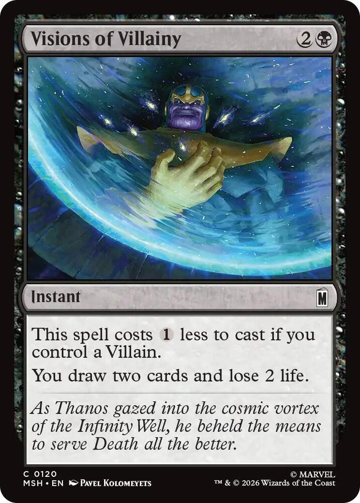 Visions of Villainy (120) [Marvel Super Heroes] | Boutique FDB TCG